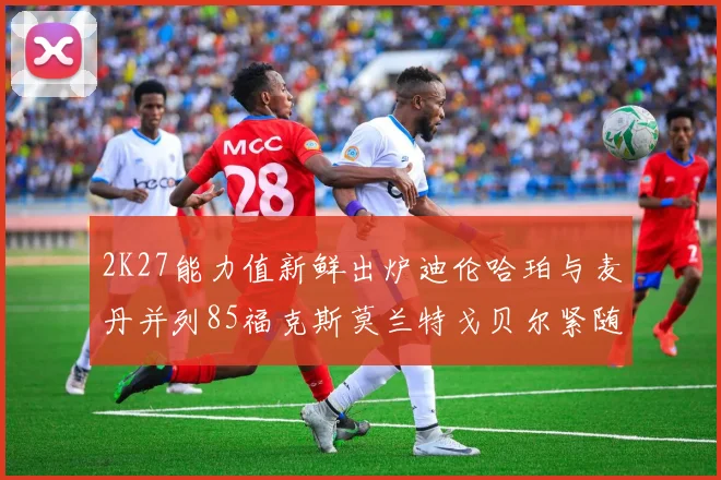 2K27能力值新鲜出炉迪伦哈珀与麦丹并列85福克斯莫兰特戈贝尔紧随其后84